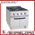 Hot Sale Stainless Steel Gas Range With 4-Burner Commercial Kitchen Gas Stoves Fast Cooking Food